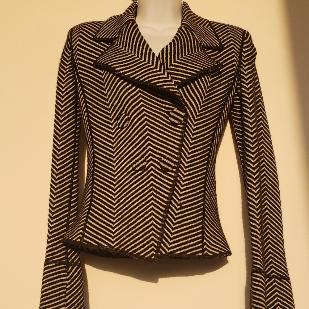 ARMANI Designer collection knit jacket S - Picture 6 of 8
